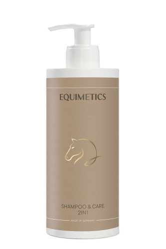 EQUIMETICS Shampoo & Care 2in1, freigestellte Pumpflasche